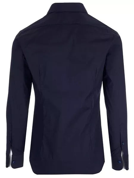 Camicia in popeline stretch