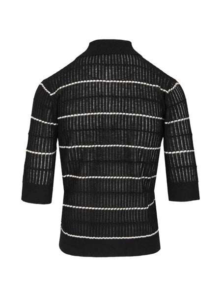 Maglia in filato di lana e seta