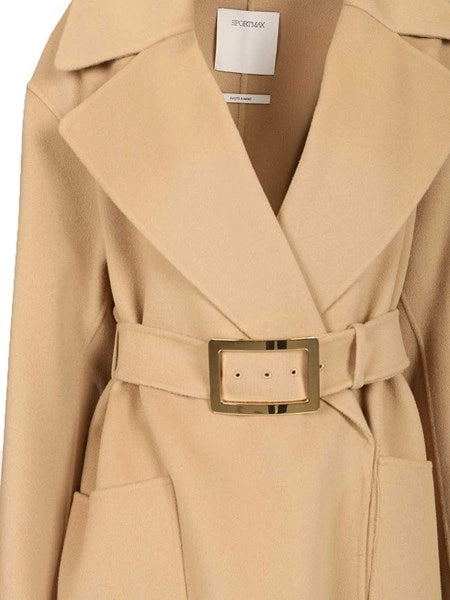 Cappotto a vestaglia in pura lana