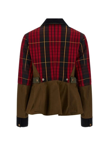 Giacca in ripstop tartan