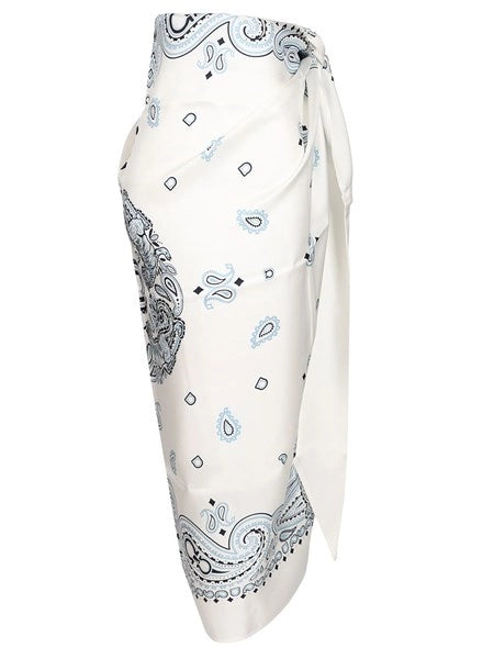 Sarong in seta stampa Arabesque