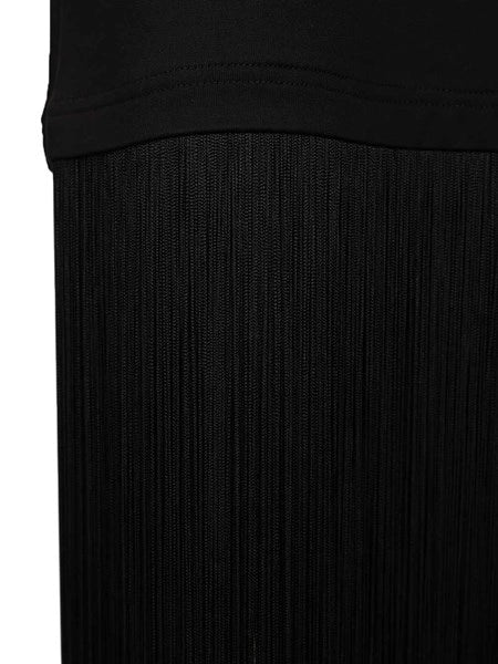 T-shirt in cotone con frange