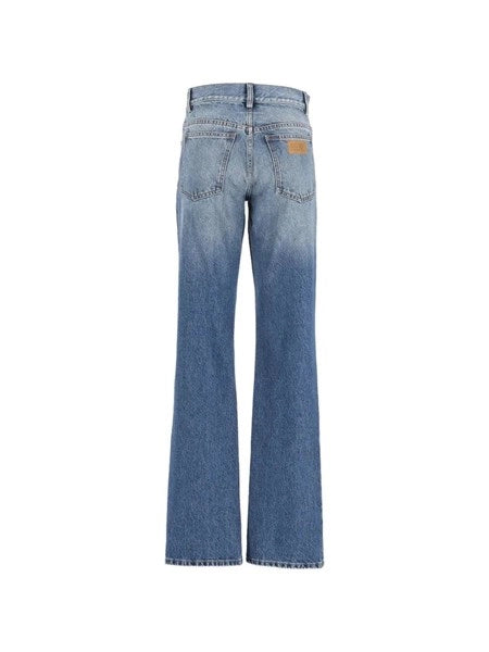 Jeans gamba larga