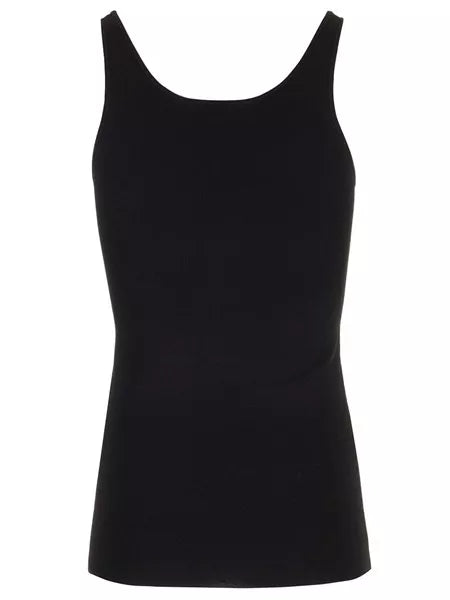 Canotta in maglia nera