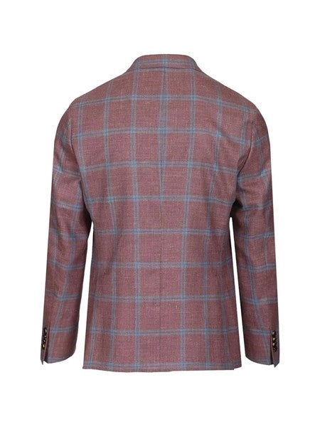 Blazer sfoderato check