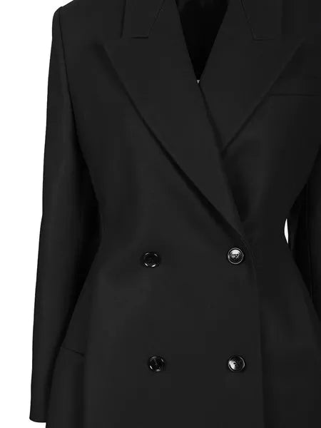 Cappotto doppiopetto arrotondato