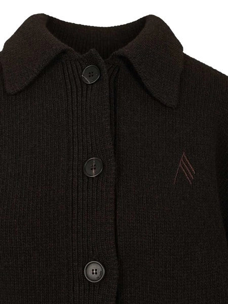 Cardigan in cashmere e lana