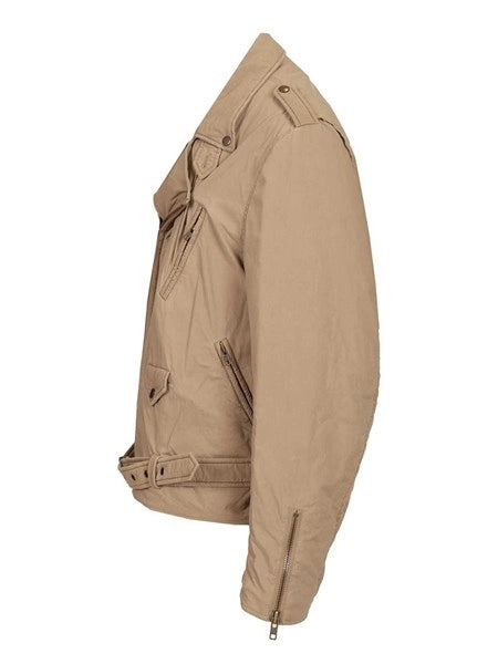 Giacca biker in cotone