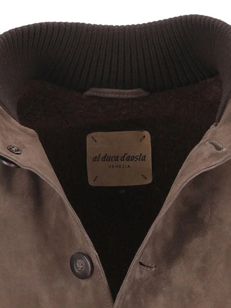 Giacca Valstar in pelle scamosciata VALSTAR BOTTONI CON INTERNO THERMORE 100 LEATHER