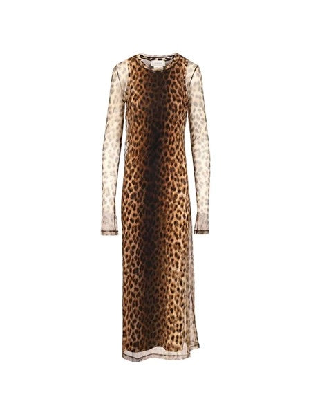Abito aderente animalier