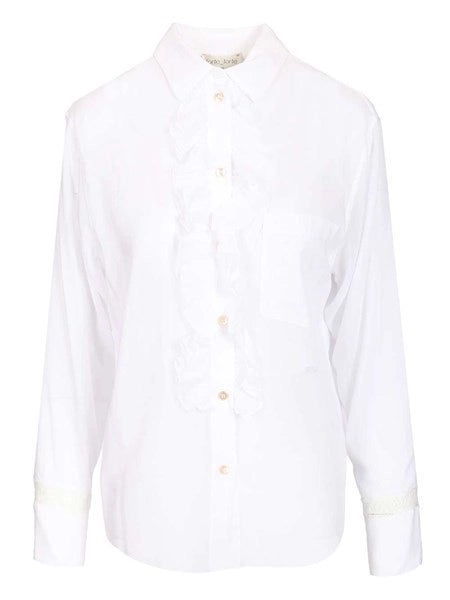 Camicia con rouches