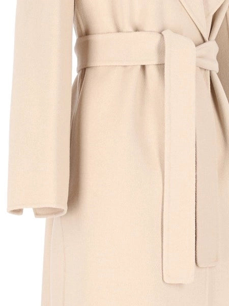 Cappotto a vestaglia in drap di lana Poldo