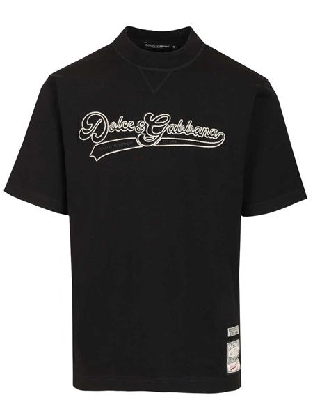T-shirt in cotone con ricamo