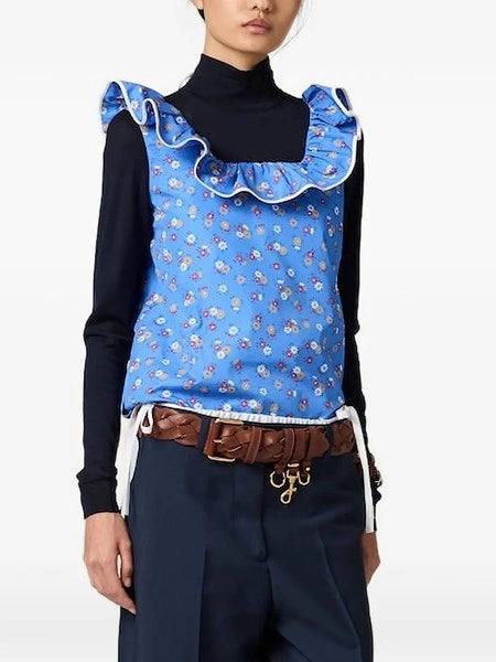 Maglia in popeline e lana