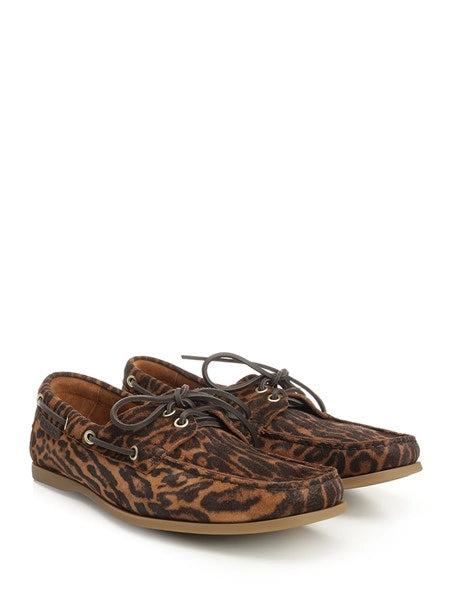 Scarpe da barca in suede