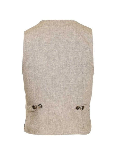 Gilet in suede