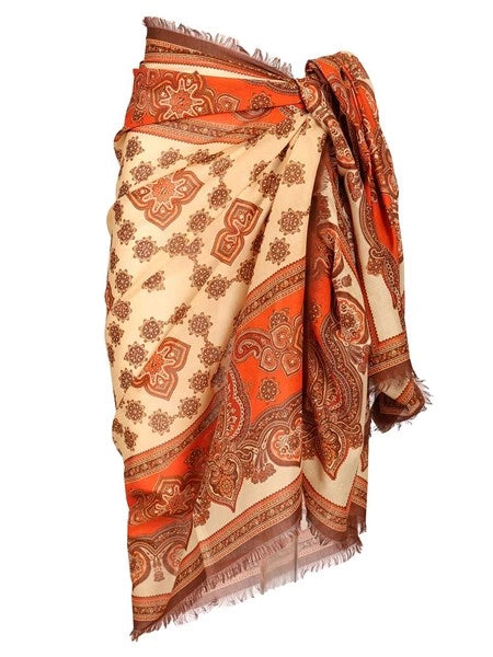 Pareo in cotone stampato