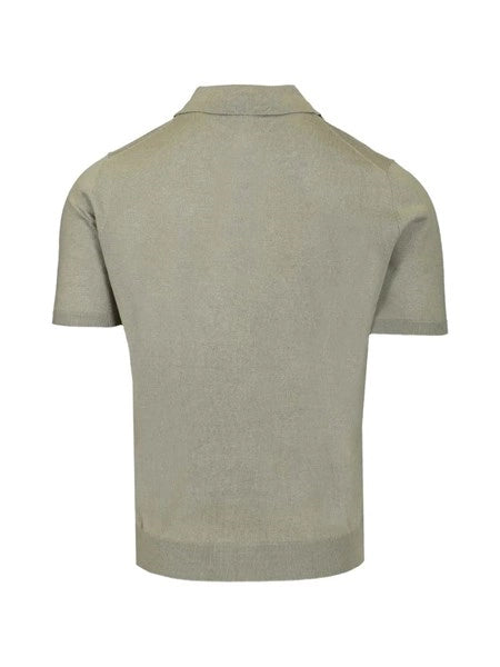 Polo in seta e cashmere