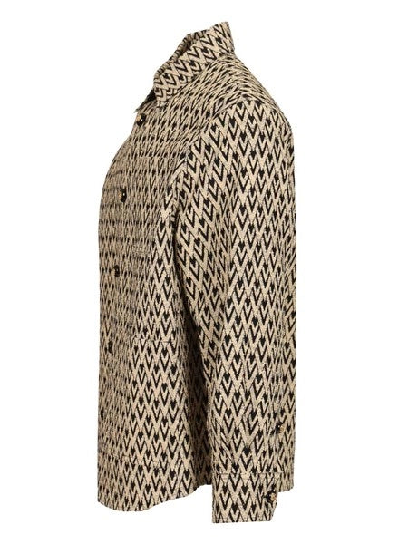 Giacca in misto cotone jacquard Toute La V