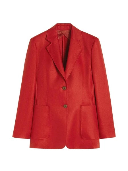Blazer monopetto in lino