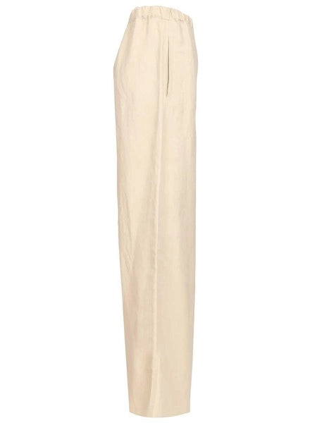 Pantalone in lino e seta