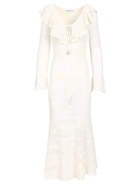 Abito midi bianco