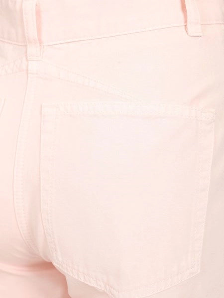 Pantaloni denim arrotondati