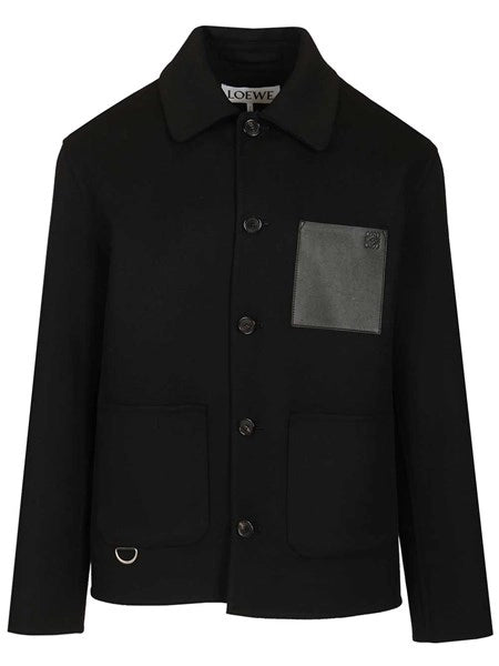 Giacca workwear in lana e cashmere