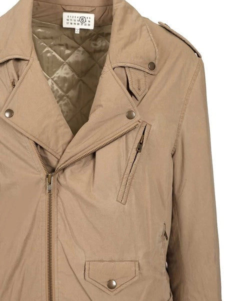 Giacca biker in cotone