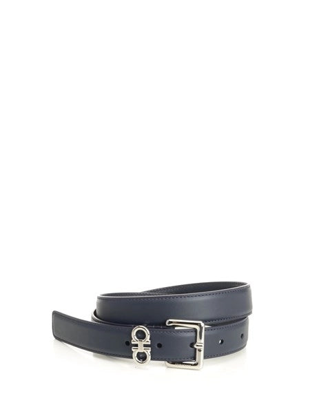 Cintura classica in pelle