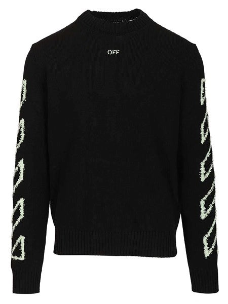Maglione con ricamo Arrow