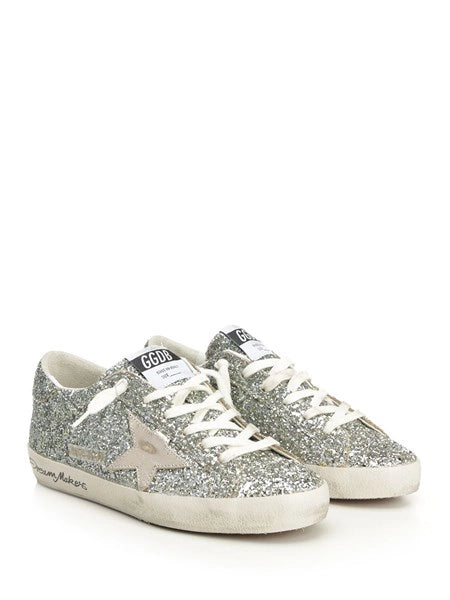 Sneaker "Super-Star" in glitter