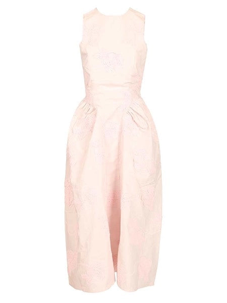 Vestito midi a fiori