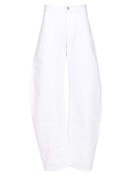 Jeans barrel a vita bassa
