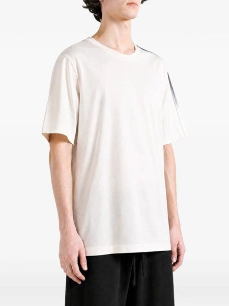 T-shirt maniche corte con righe sfumate