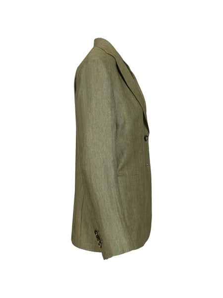 Blazer monopetto in lino