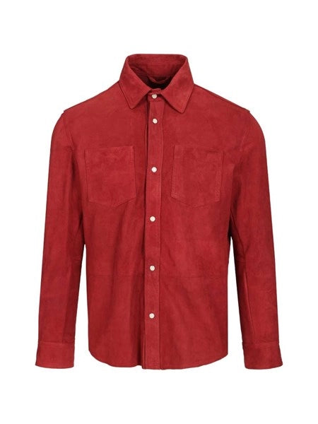 Camicia in suede