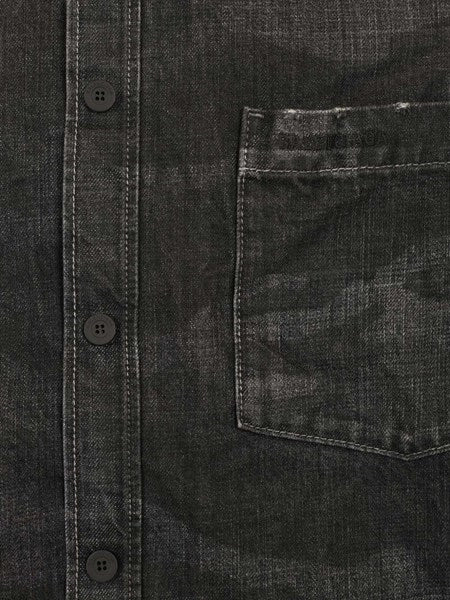 Parka in denim con cappuccio