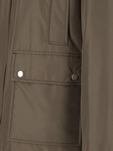 Parka con collo morbido