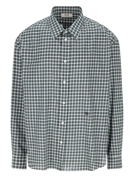 Ampia camicia in tartan
