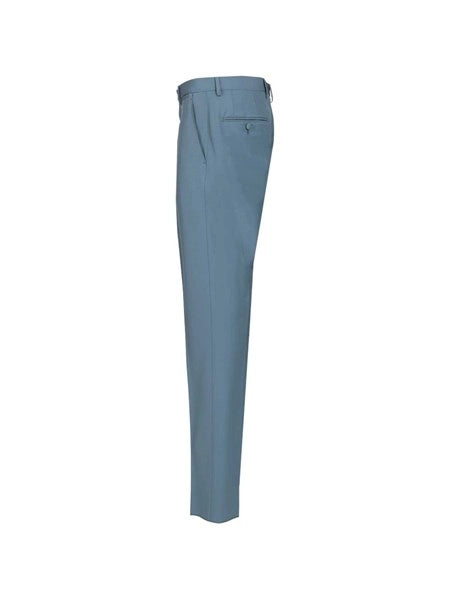 Pantaloni in popeline di lana