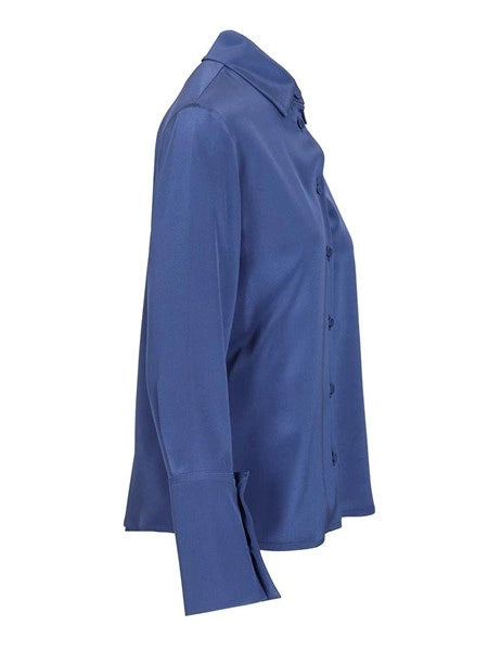 Camicia oversize Voliera in seta