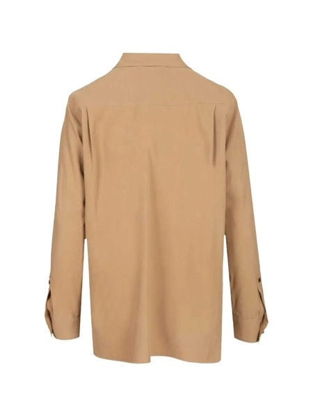 Camicia Siamese in seta lavata