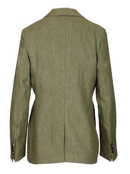 Blazer monopetto in lino