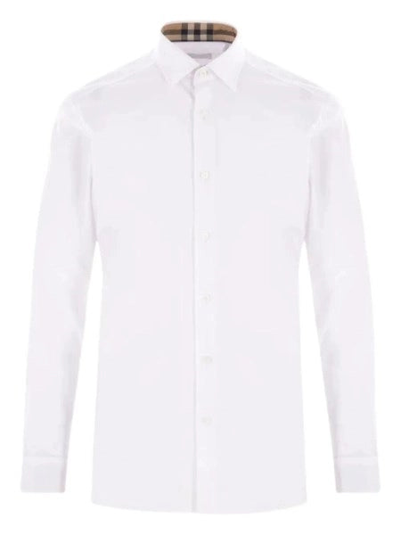 Camicia slim fit in cotone elasticizzato