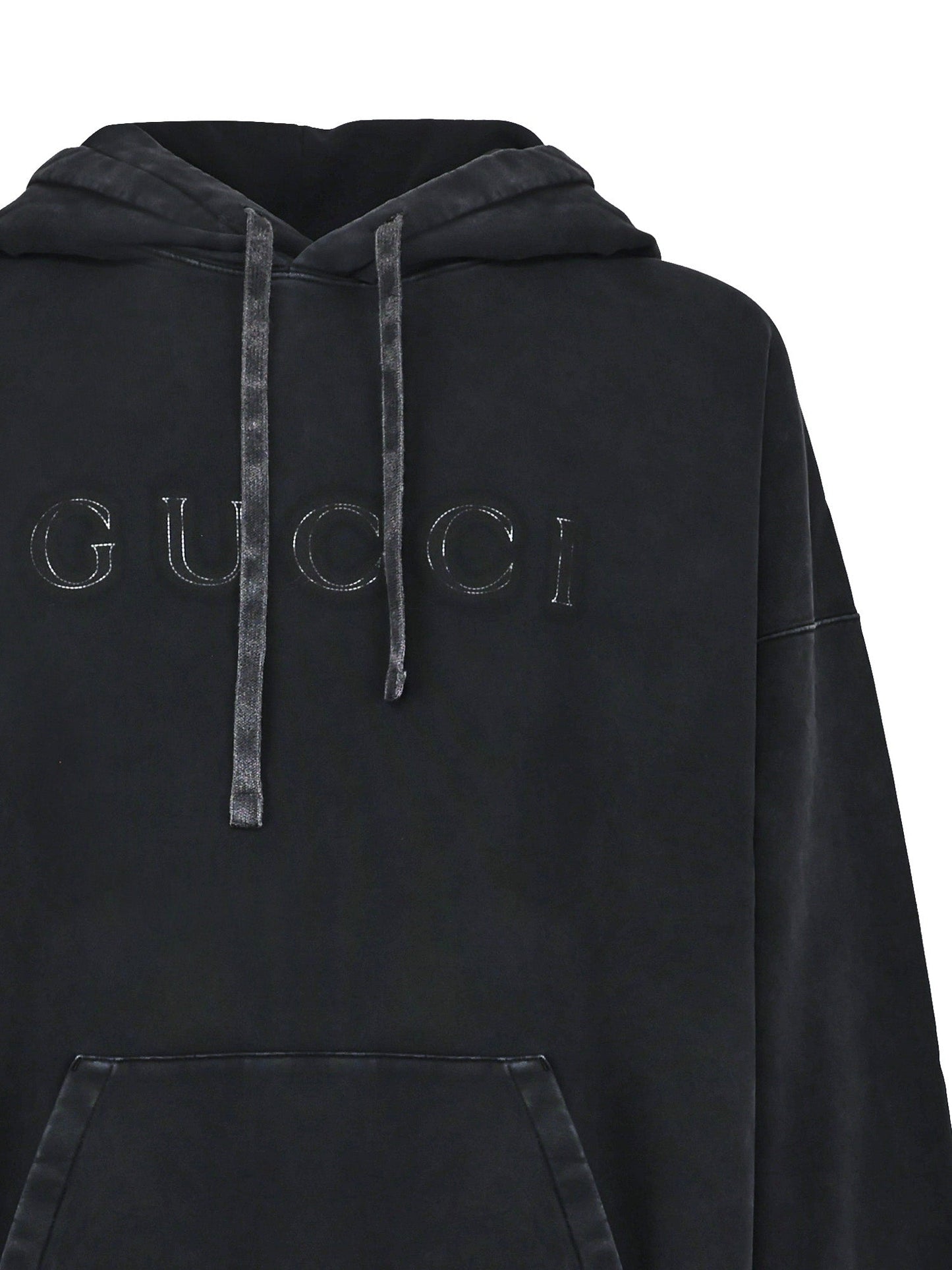 Felpa in cotone con logo