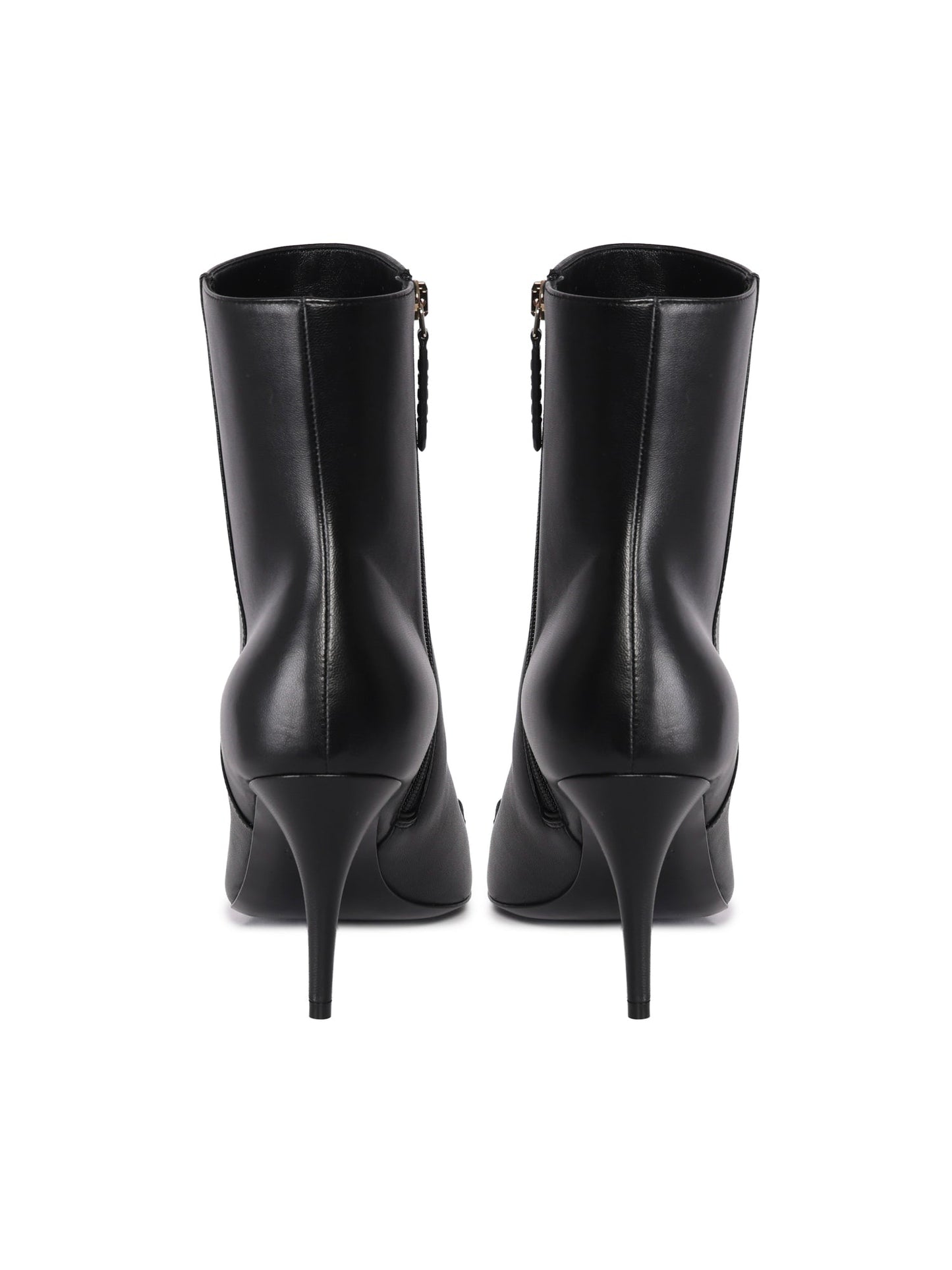Stivaletto in pelle con morsetto