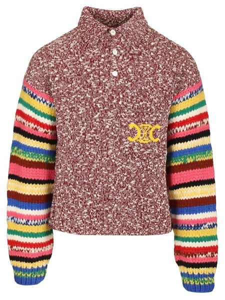maglia polo in cotone mouline