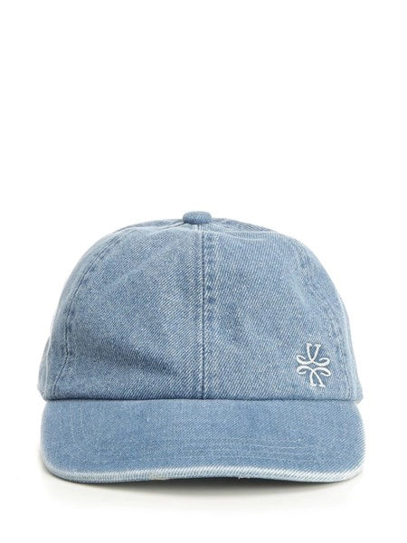 Cappello da baseball in denim