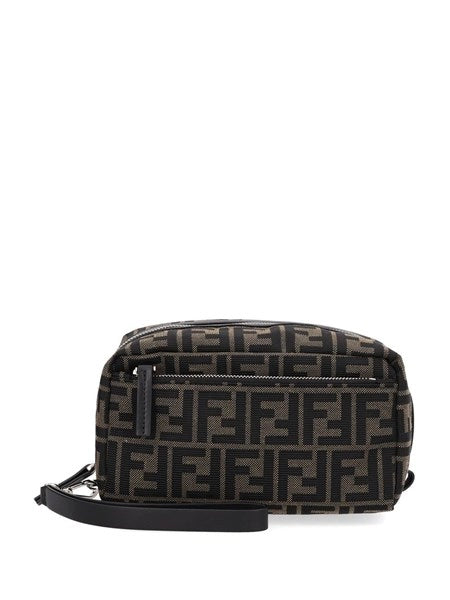 Beauty case piccolo con doppia cerniera
